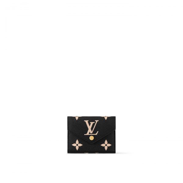 Louis Vuitton Black/Beige M80968 Victorine Wallet